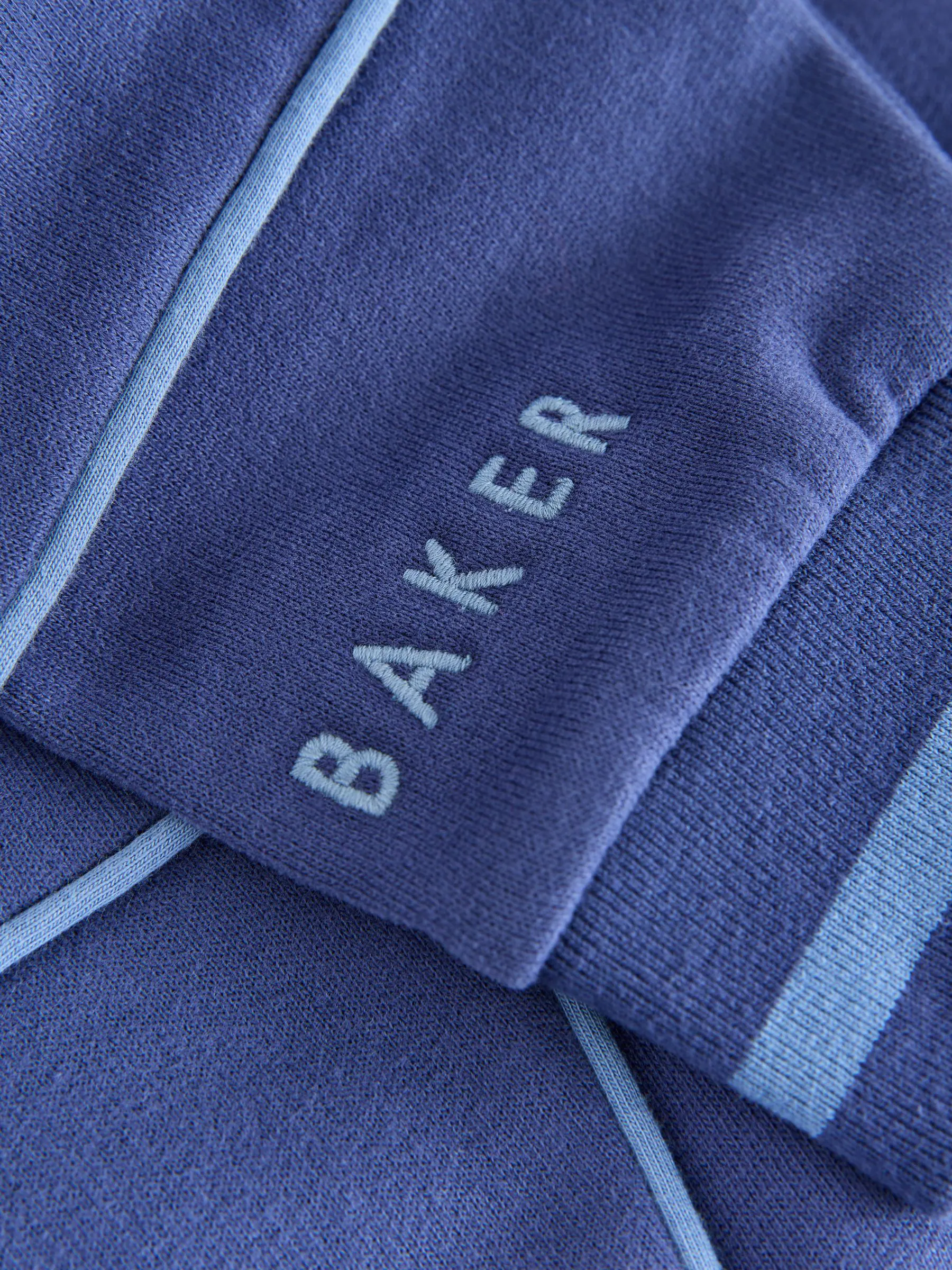 Kobaltblauw - Baker by Ted Baker Oversized Piped Hoodie and Joggers Set