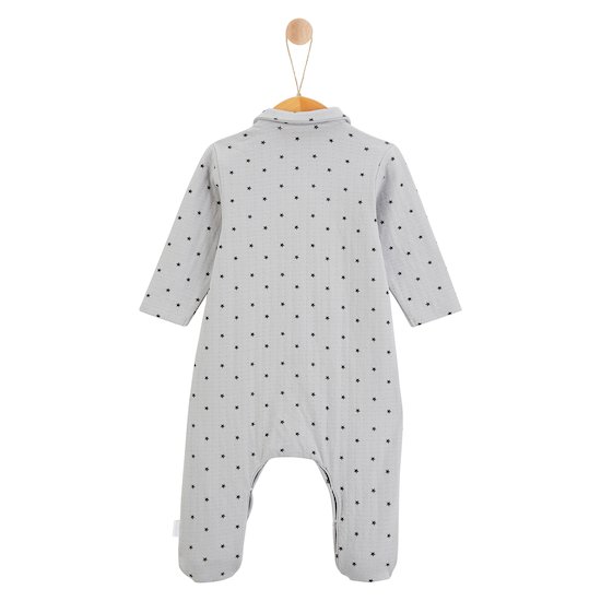 Pyjama ouverture avant Lapin Câlin   Gris        de               P'tit bisou