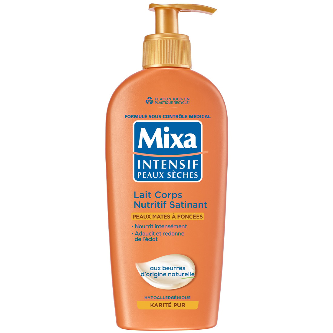 Lait corps satinant - Karité - Peaux mates à foncées - 250 ml