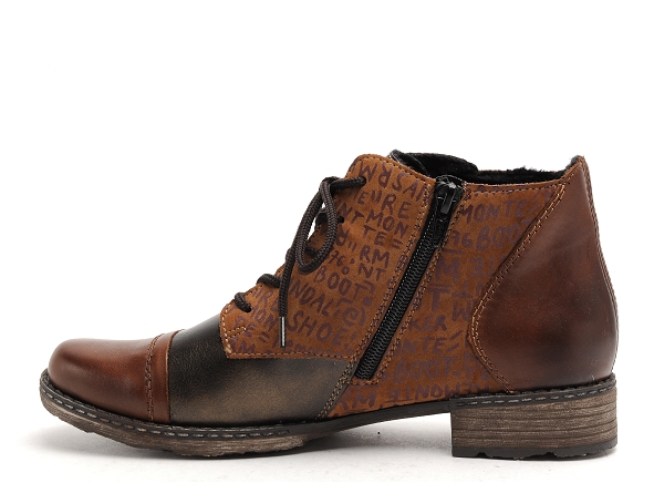 Remonte boots bottine plates femme d4378 marron