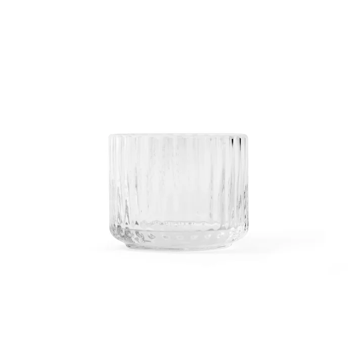 Lyngby Porcelæn - Teelichthalter Ø 6,7 cm, transparent