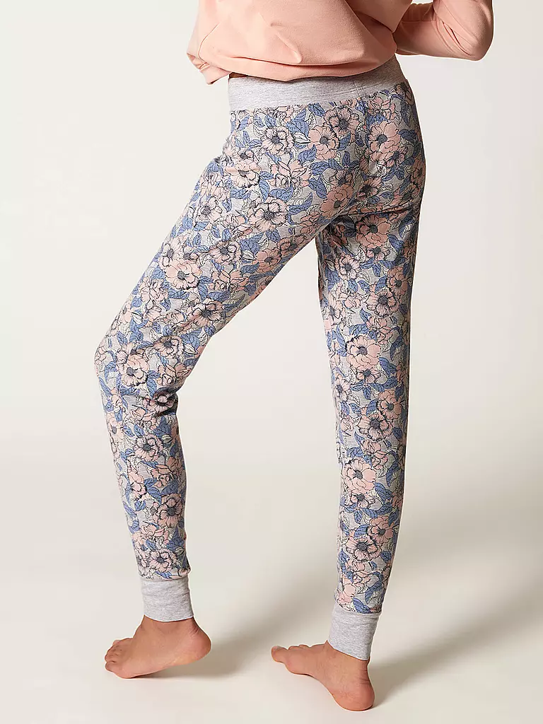 SKINY Pyjamahose hellgrau