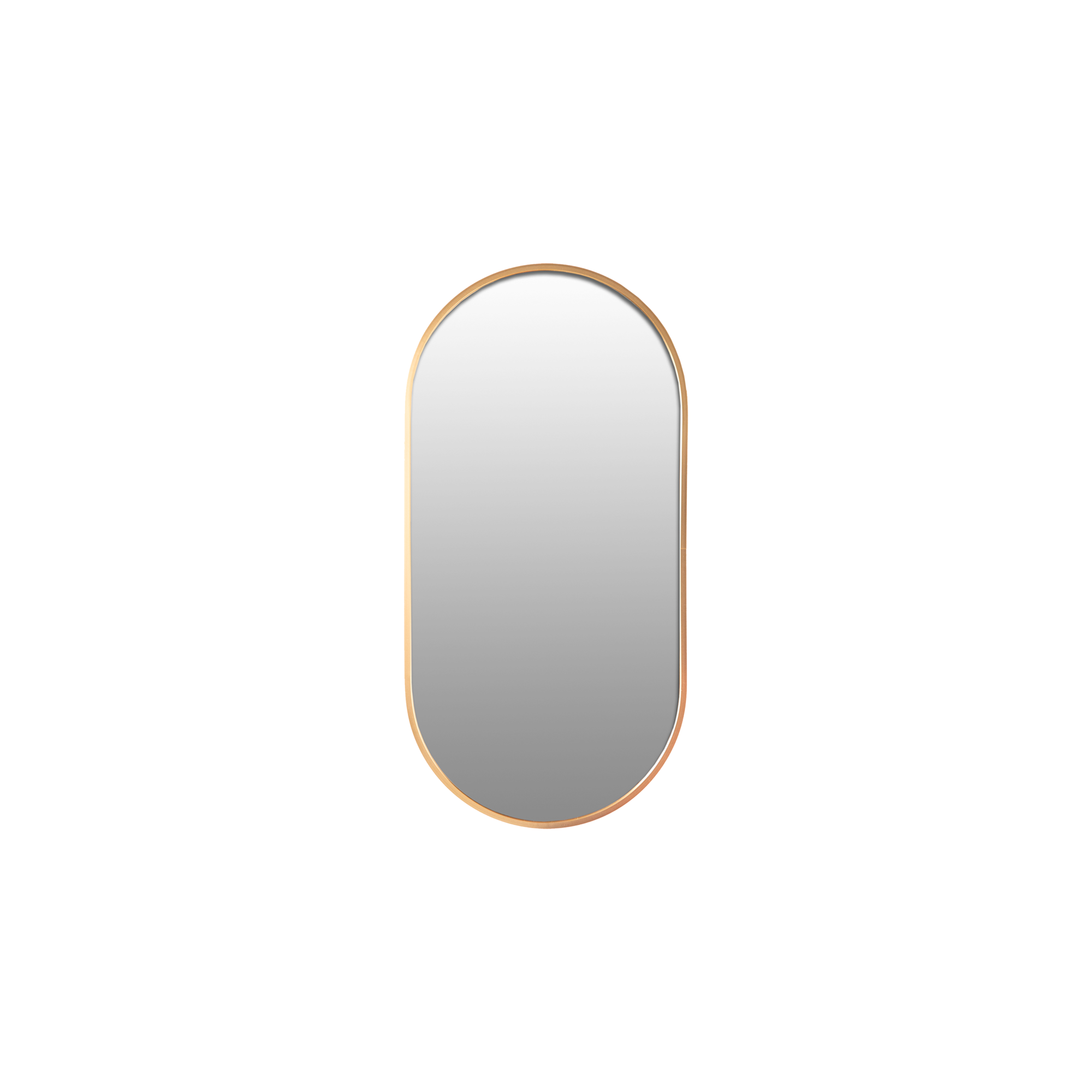 Spiegel ovaal 40x80 - goud