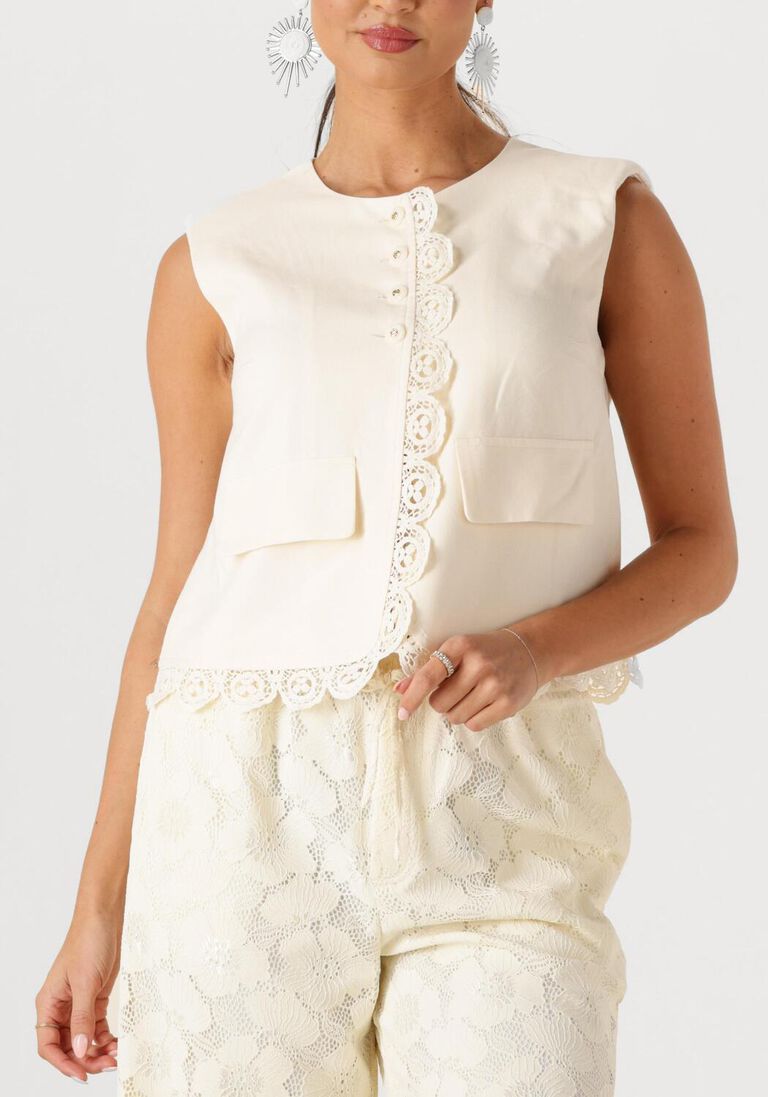 creme amaya amsterdam gilet luma
