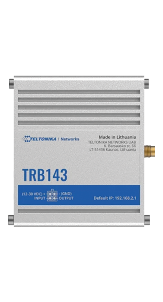 Teltonika DSL/WLAN Module TRB143 M-Bus Cellular Gateway Silber