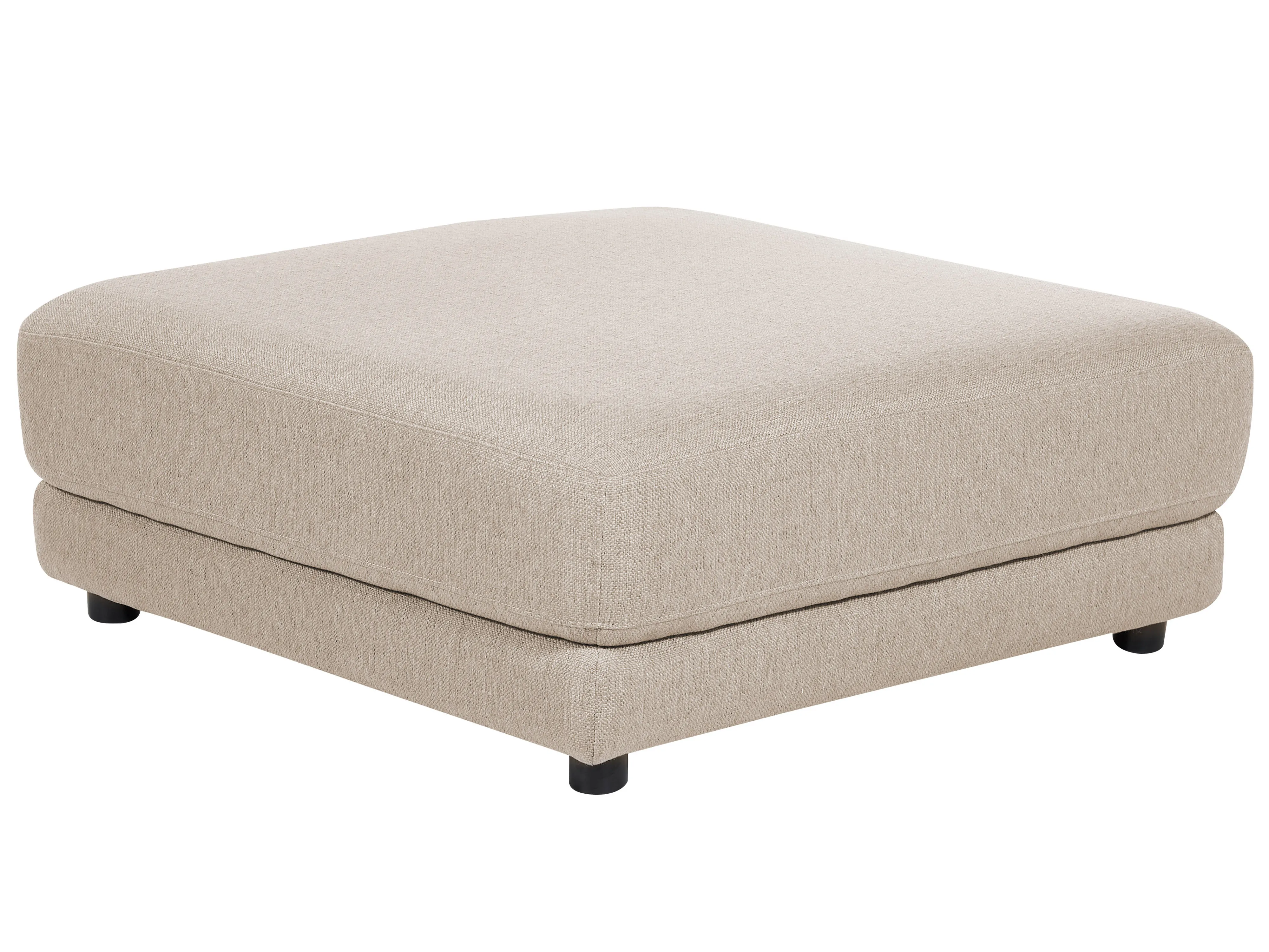 Bank 3-zits SIGTUNA Stof Beige met ottomaan