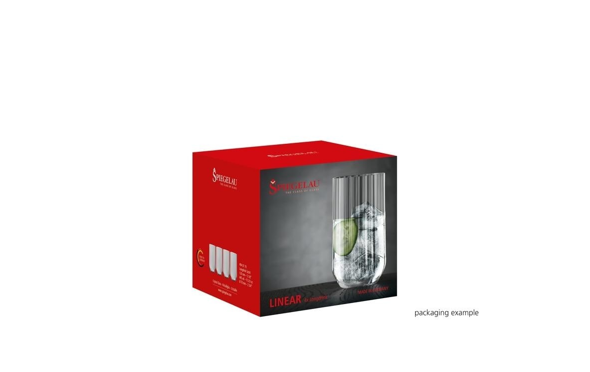 Eulenspiegel Cocktailglas »Spiegelau Cocktailglas Linear 445 ml, 4 Stück, Transparent«