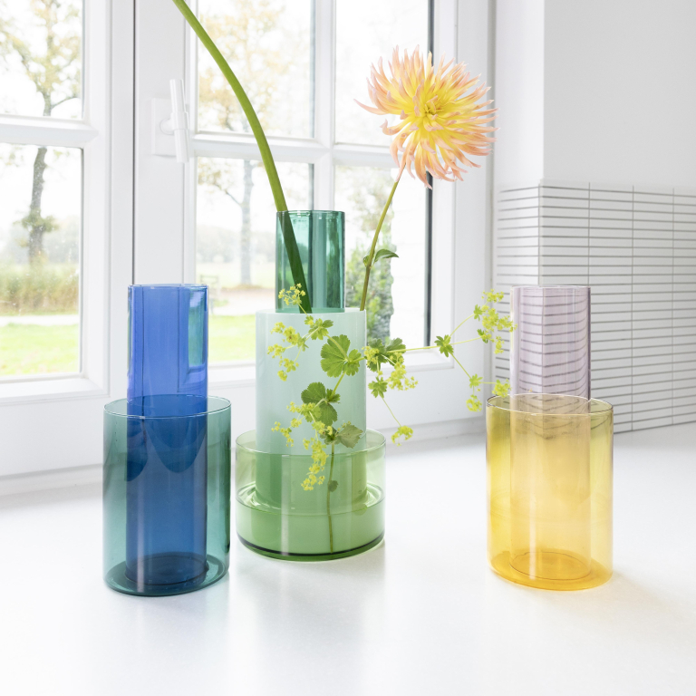 &klevering Amphi vaas large Milky