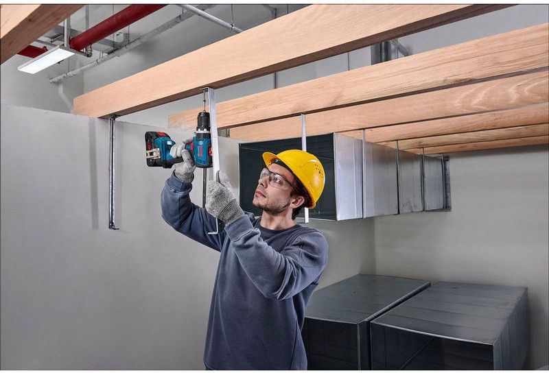 Bosch - GSB 18V-65 - Accuboormachine - Blauw - Kunststof - Met 2 Batterijen