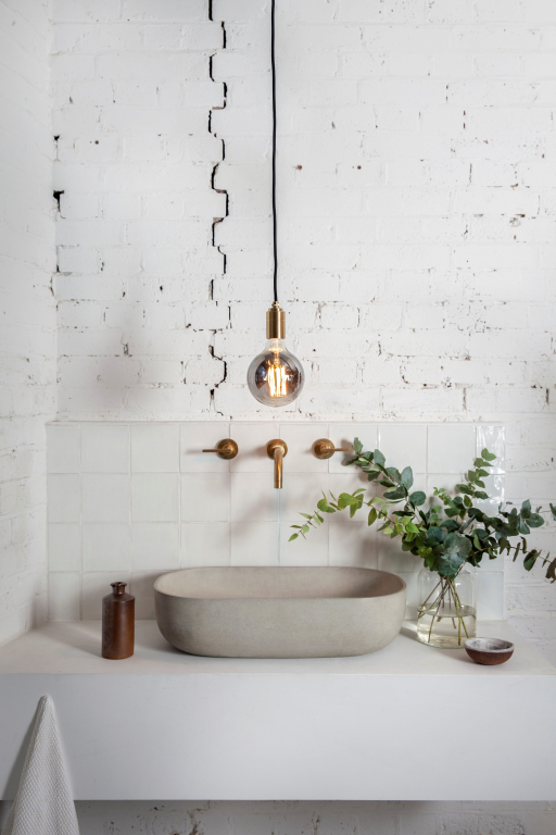 Tala LED E27 hanglamp Ø5 messing