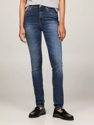 Calça jeans skinny de cintura média TH Flex