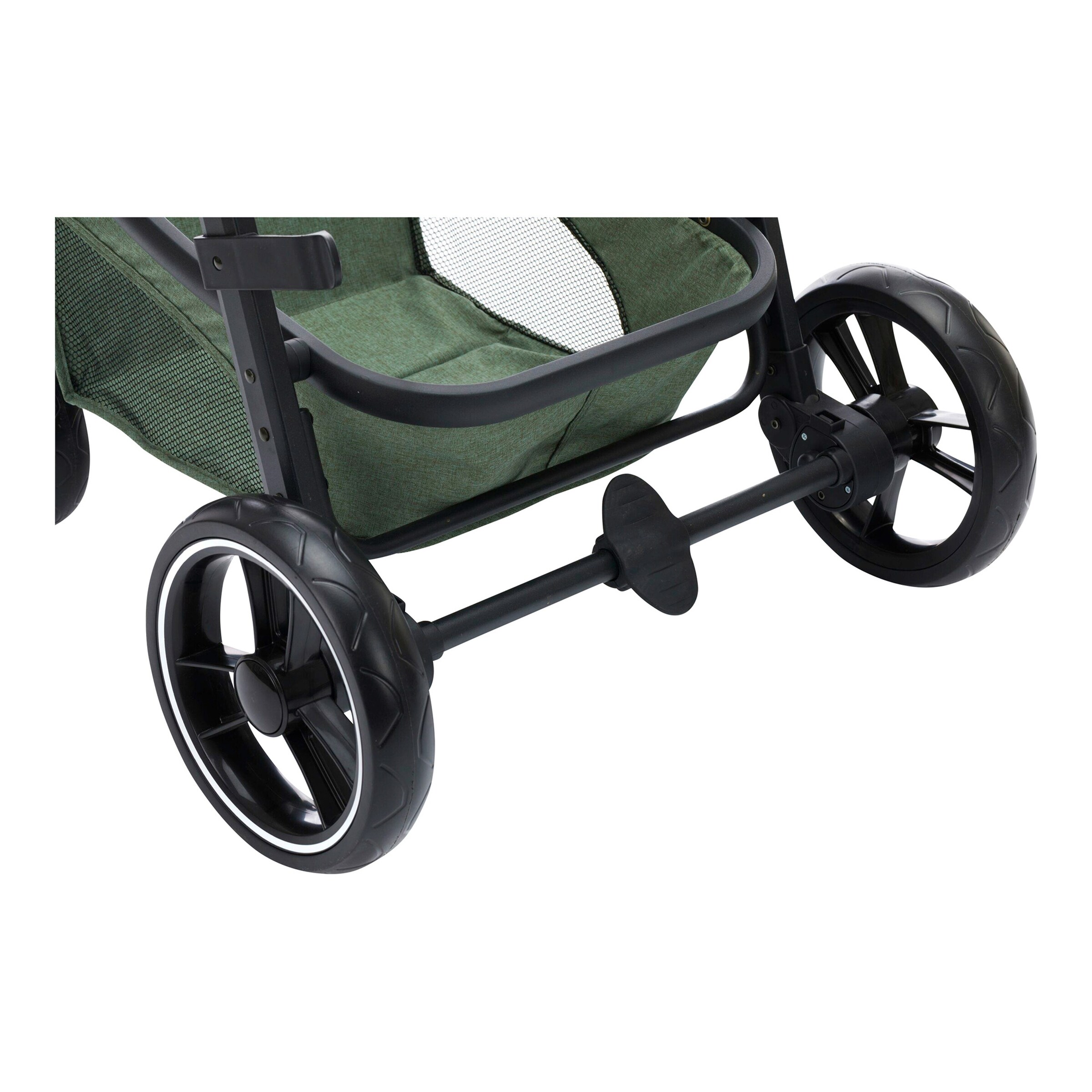 babycab Kombikinderwagen Stockholm Trio-Set (2024) inkl. i-Size Babyschale und Wickeltasche forest green