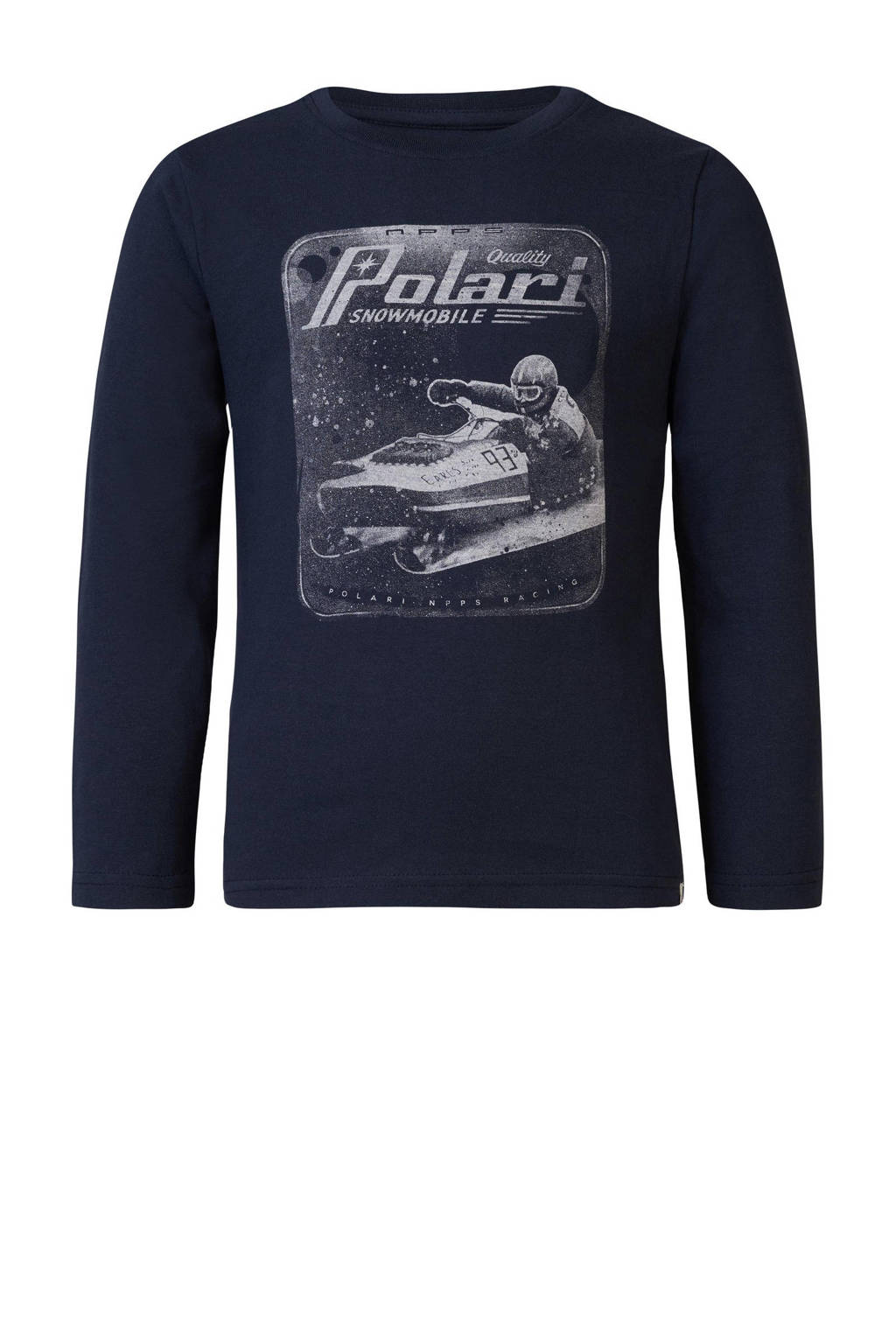 Noppies longsleeve Westwood met printopdruk donkerblauw