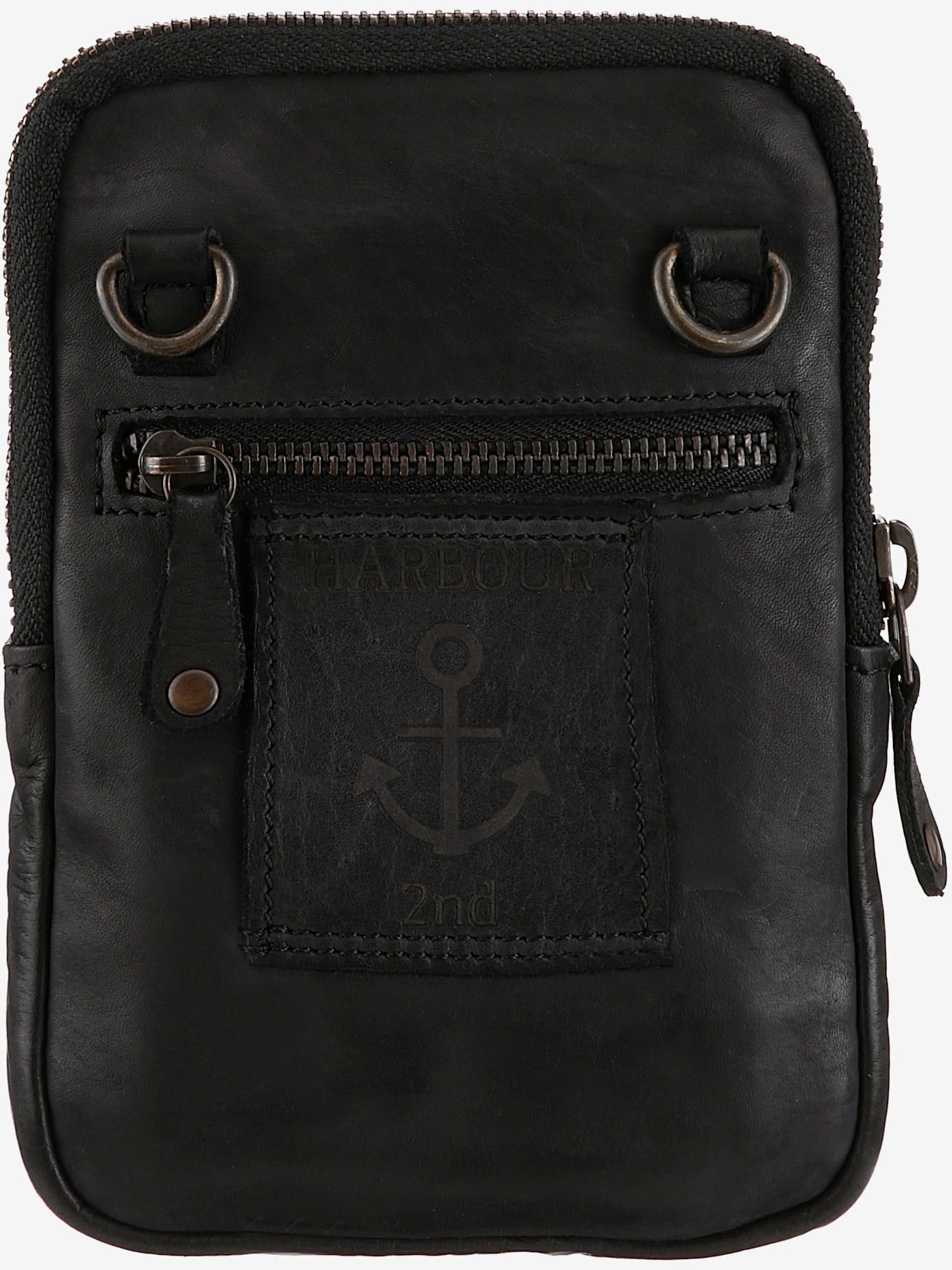Petit sac en cuir délavé