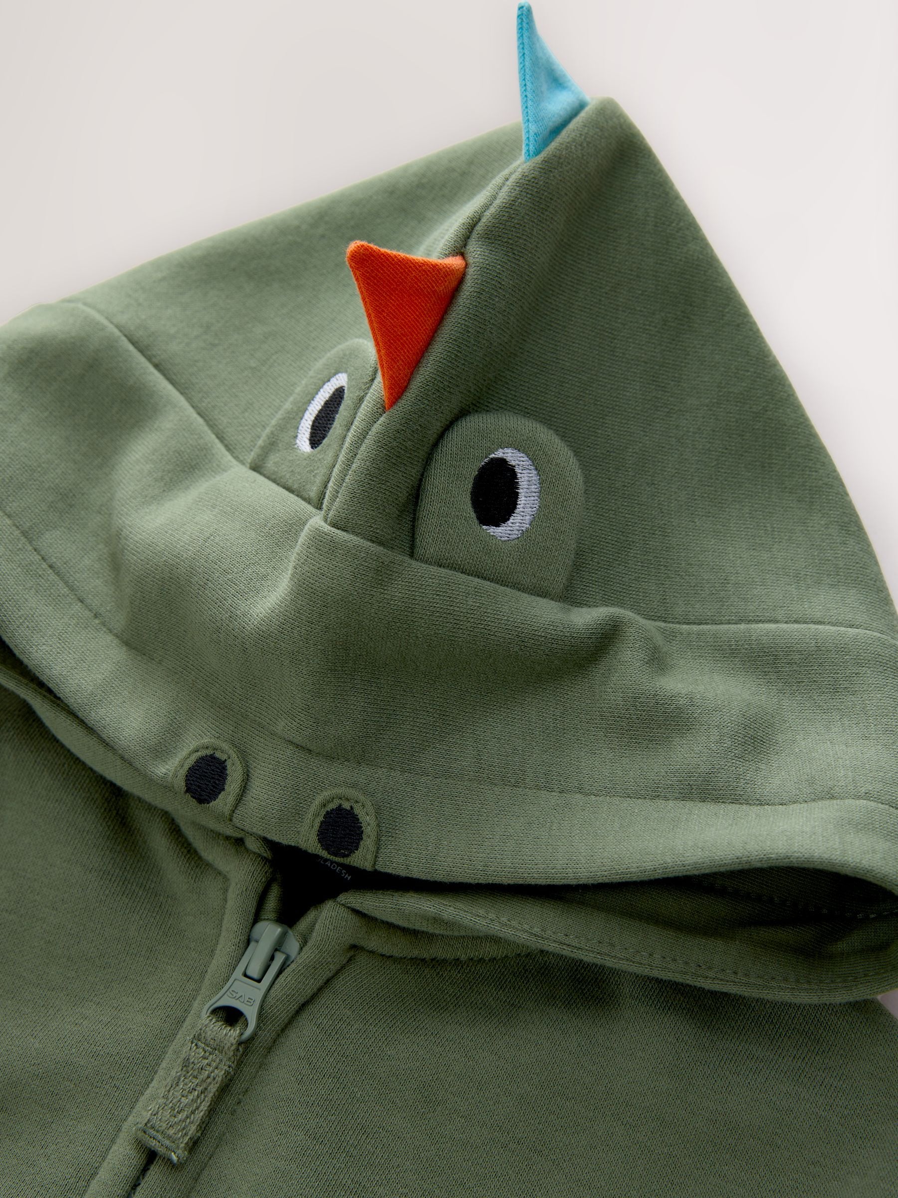 Kakigroen - Hoodie met ritssluiting (3 mnd-7 jr)