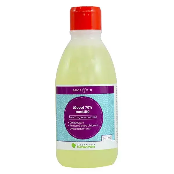 Marque Verte Quotisoin Álcool Modificado 70% Garrafa de 250ml