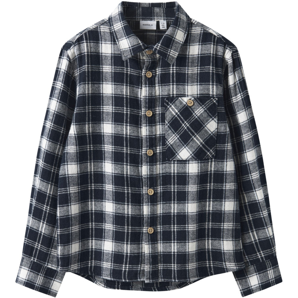 Køb Name It Navy Blazer Nkmsunda Ls Nreg Skjorte