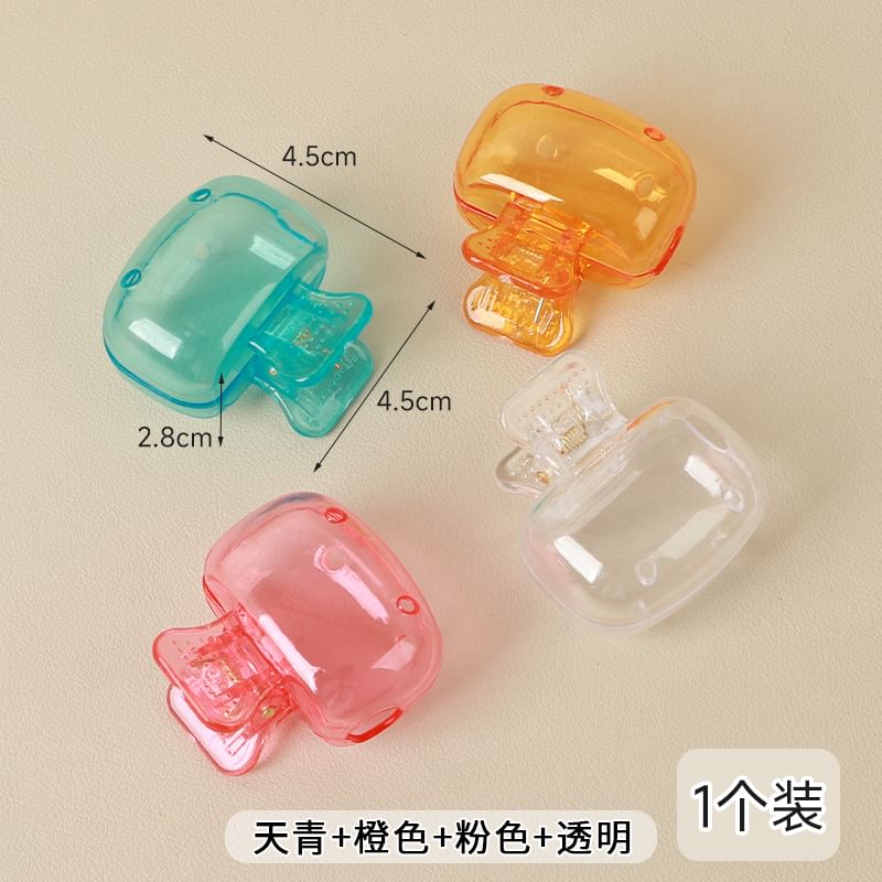 Yulu - Reis plastic tandenborstelkophoes / set
