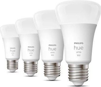 Philips - Hue Standaardlamp - Warmwit Licht - 4-Pack - E27 - 800lm