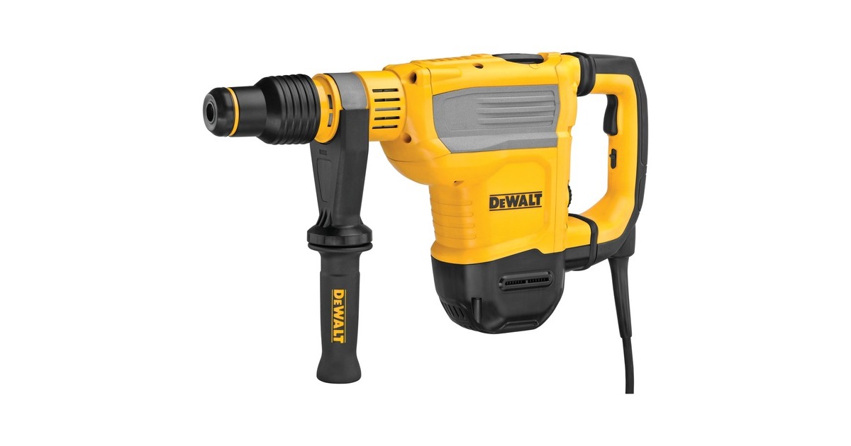 DEWALTD25614K-QS SDS-MAX Combihamer 1350W boorhamer  (Geel/zwart, Incl. draagkoffer)