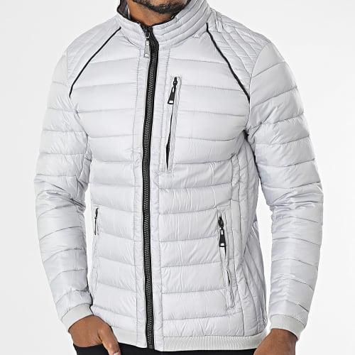 Doudoune Blanc Gris