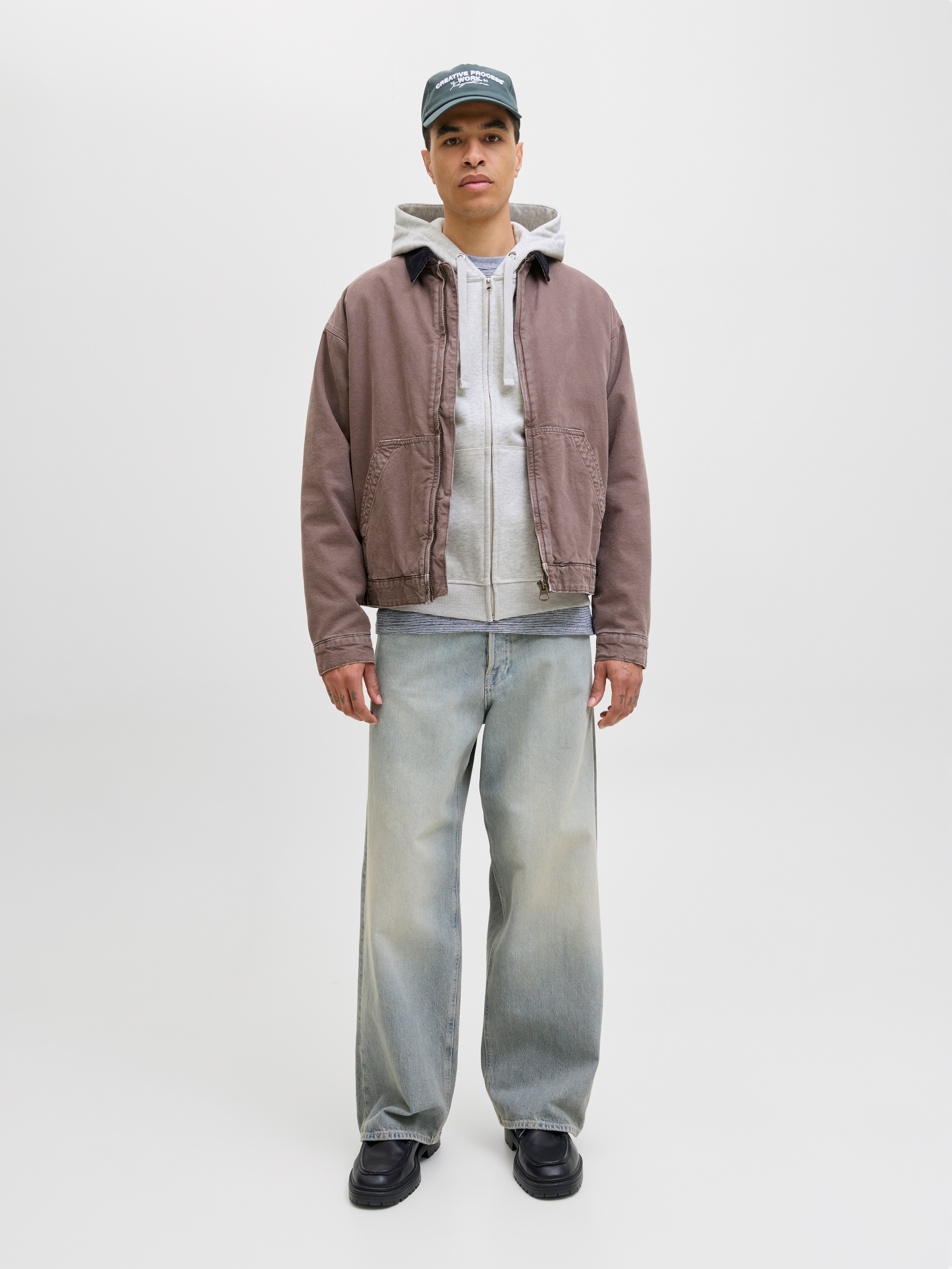 Jack & Jones Kapuzensweatshirt »JORNORREBRO EMB SWEAT ZIP HOOD NOOS«, mit Stickerei