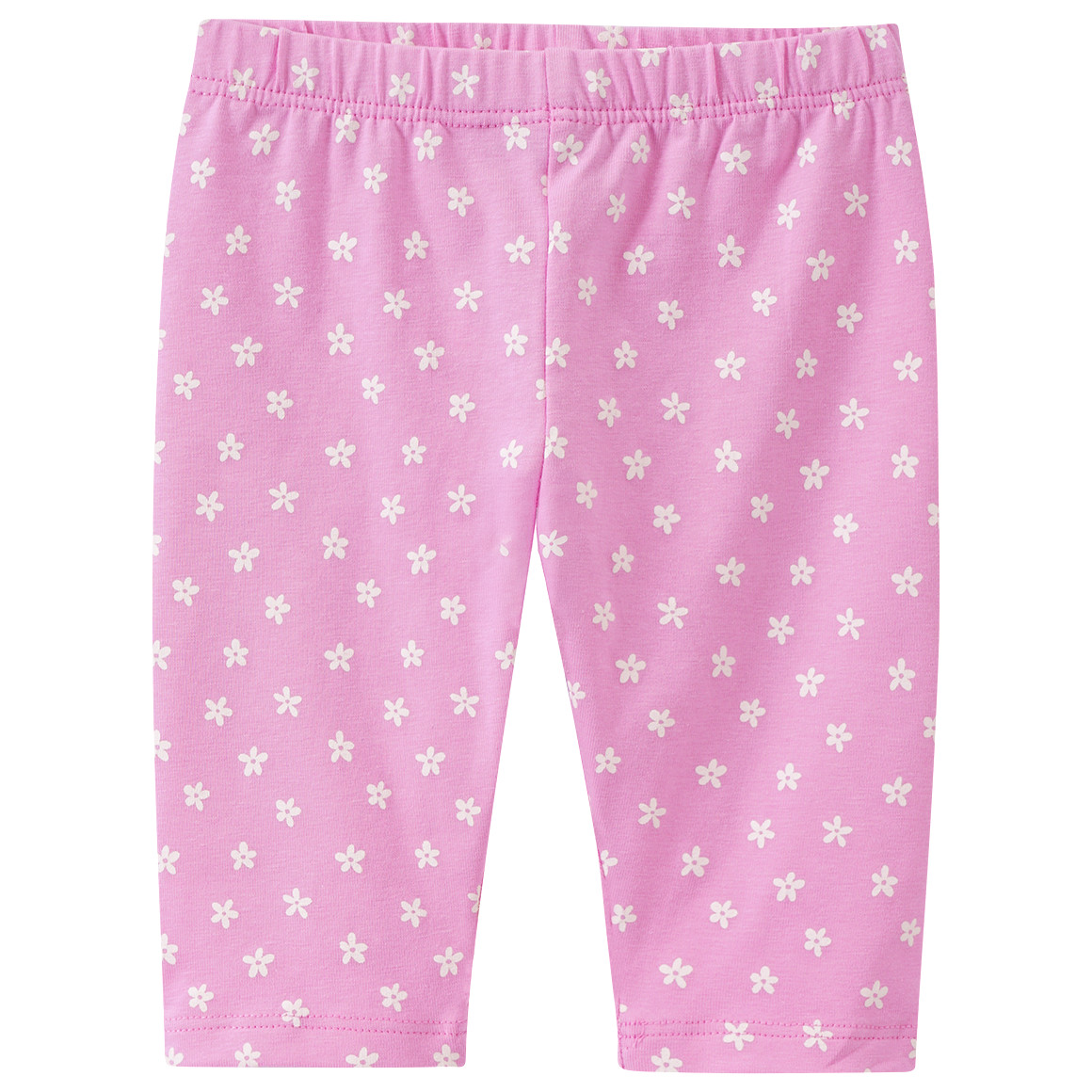 Topomini Baby Capri-Leggings mit Allover-Print rosa / weiss