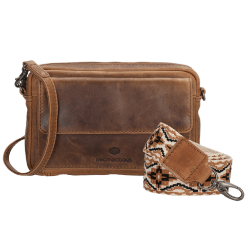 Micmacbags Next Navajo Schoudertas Bruin