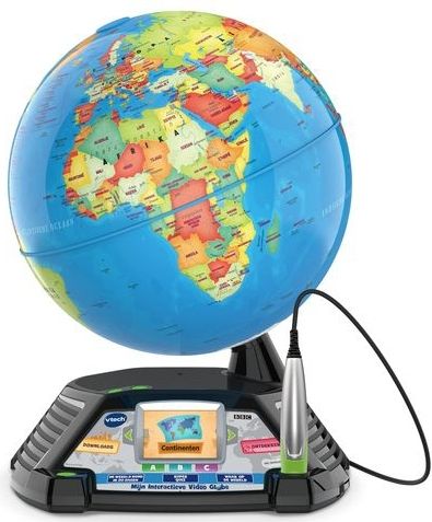 VTech - Mijn Interactieve Video Globe - Educatief Speelgoed - Multicolor - LCD
