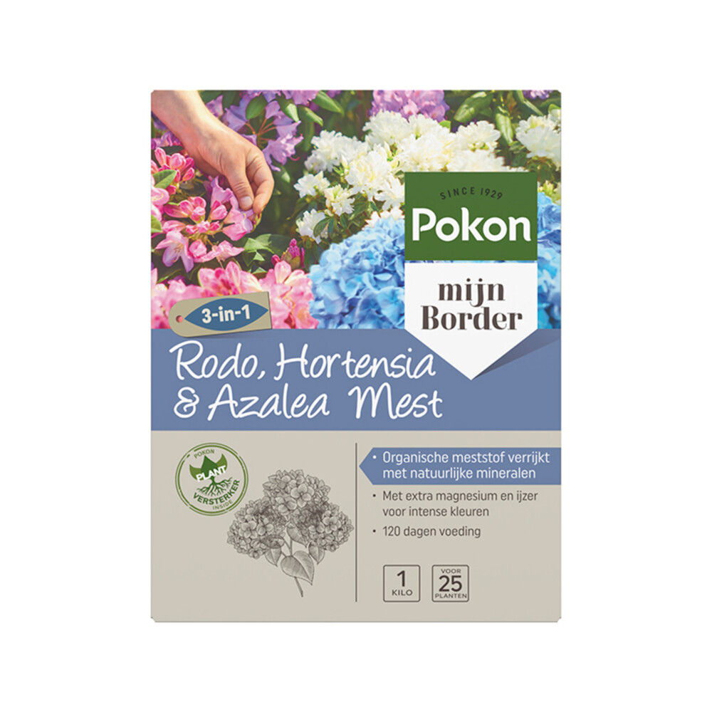 Pokon Rhododendron, Hortensia en Azalea Mest 1 kg