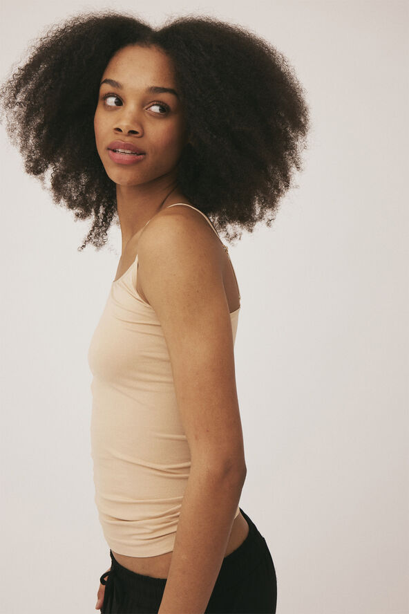 Magasin du Nord Collection Mellanie 7 S Seamless Top Hazelnut