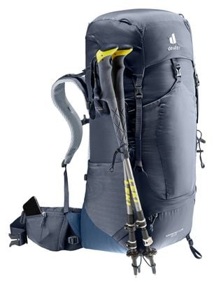 Sac de Randonnée Deuter Aircontact Lite 50   10 Noir Bleu