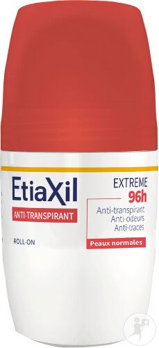 Etiaxil Déodorant Anti-transpirant Transpiration Modérée Extrême Efficacité 96h Roll-On 50ml