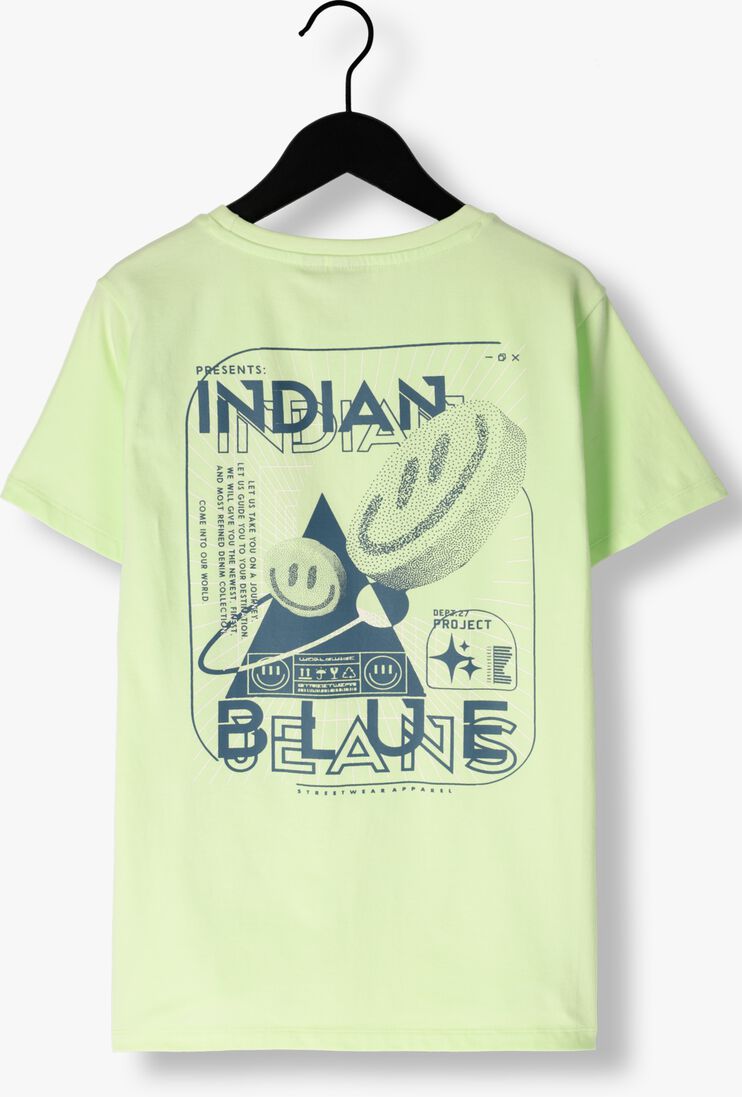 INDIAN BLUE JEANS lime indian blue jeans t-shirt t-shirt indian smile