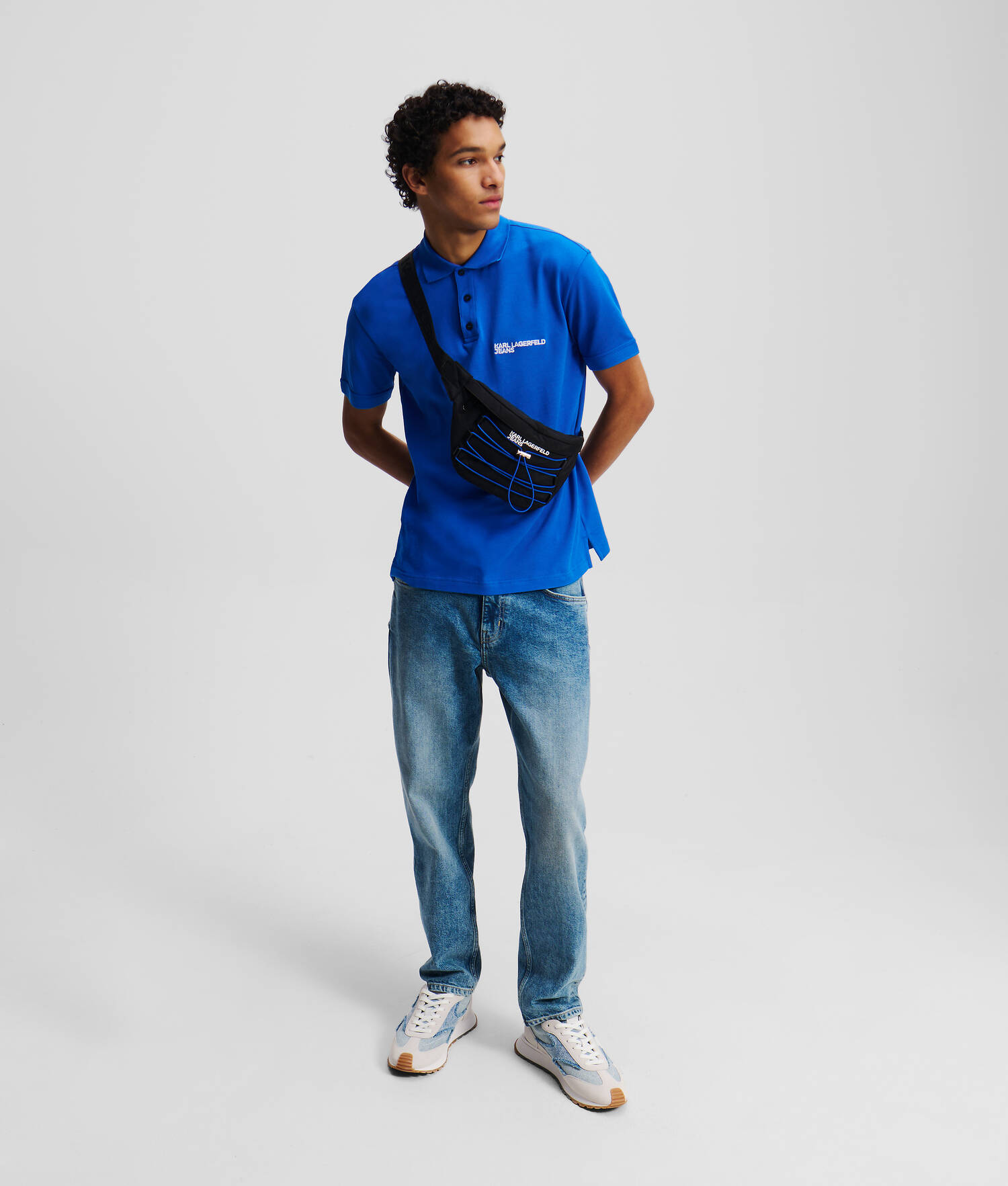 POLO AVEC LOGO KLJ - Bleu KLJ