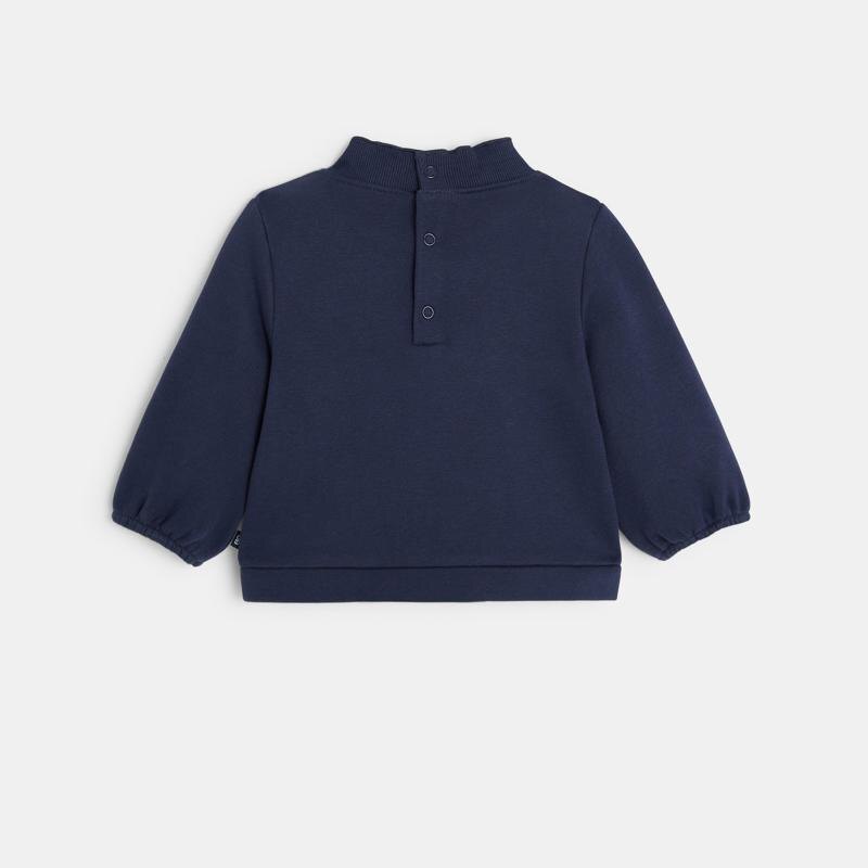 Sweat élan chic bleu bébé fille Bleu