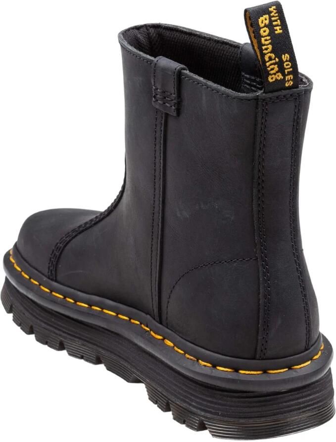 Dr. Martens ZebZag Rigger leren enkelboots Black Wyoming