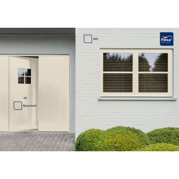 Flexa Strak in de Lak buitenlak zijdeglans roomwit 750 ml