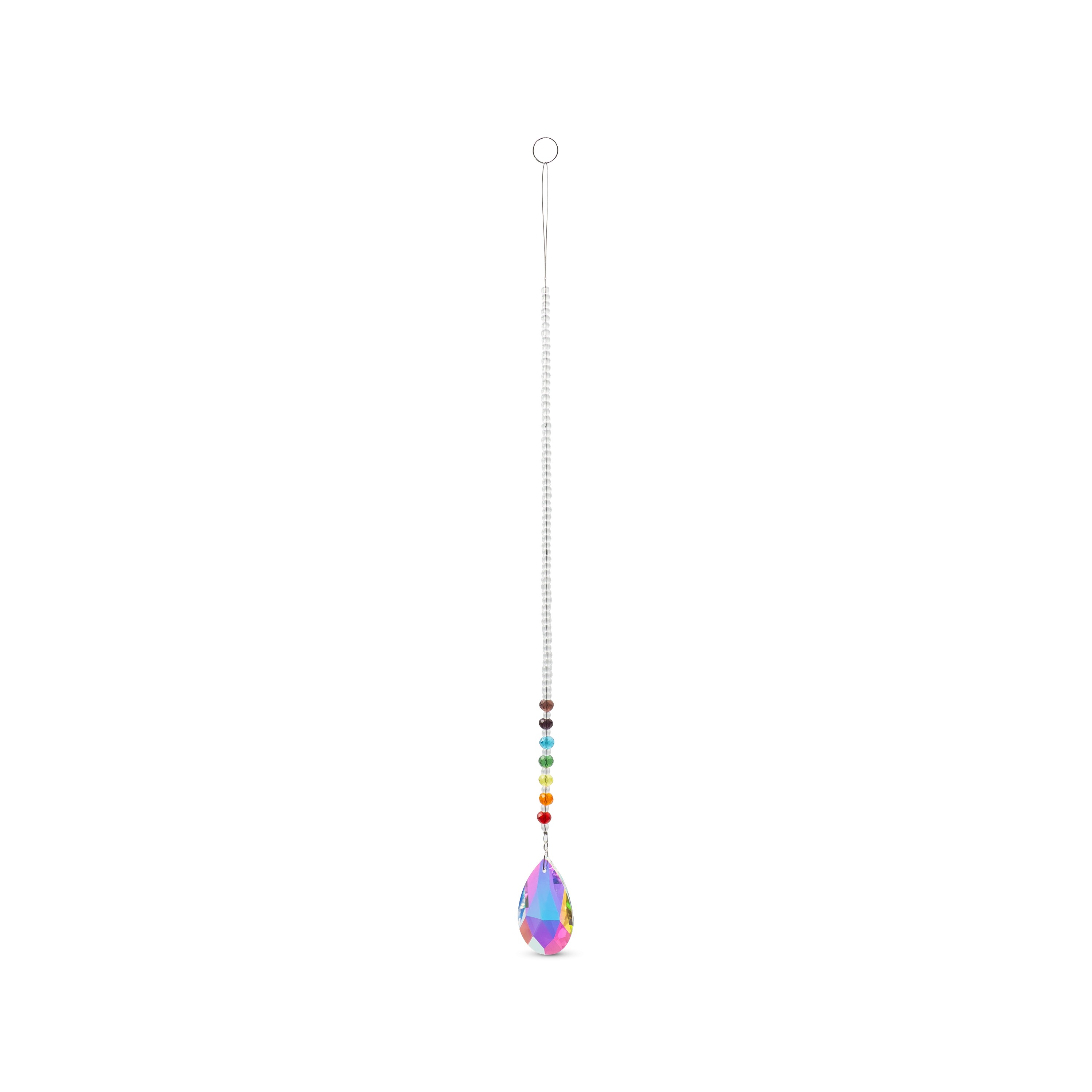 (35cm) Kristall Fenster Deko Regenbogen Windspiel Sonnenfänger Anhänger Outdoor Accessoire