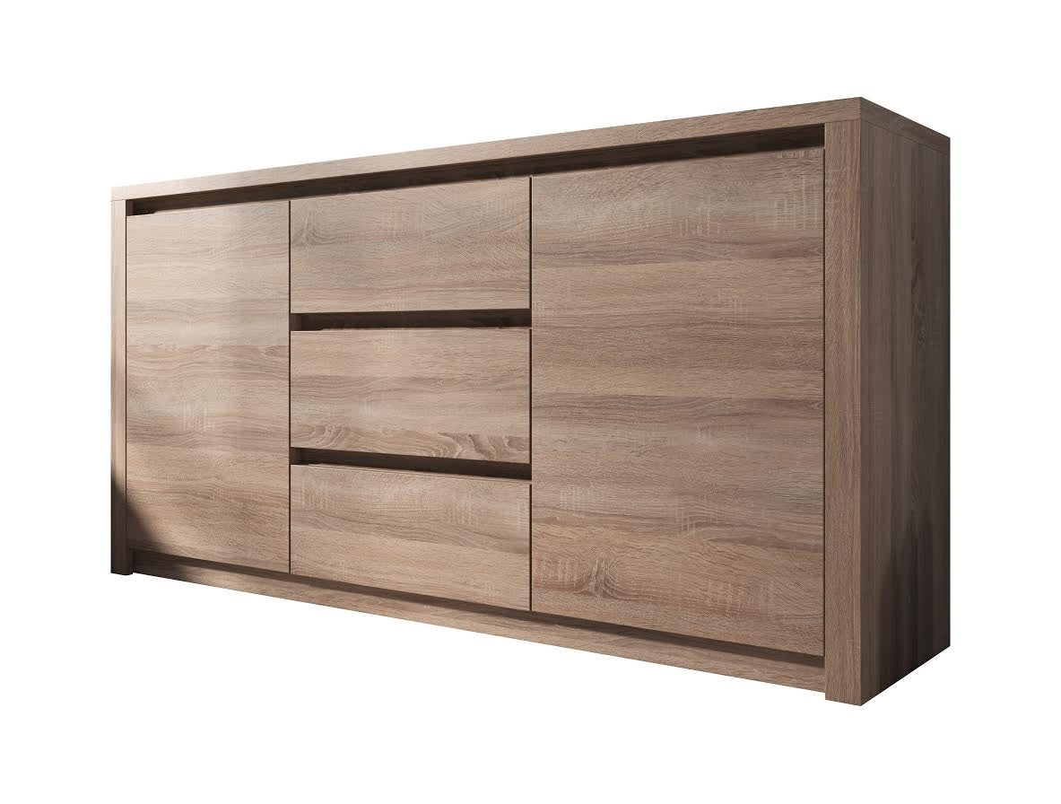 Meubella - Dressoir Monaco - Truffel eiken - 140 cm