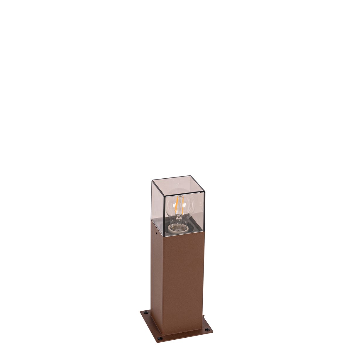 Buitenlamp 30 cm roestbruin met grondpin en kabelmof - Denmark