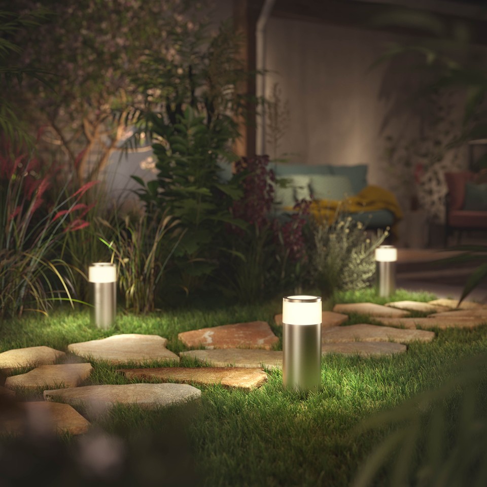 Philips Hue - Calla Outdoor Pedestal - White & Color Ambiance - S