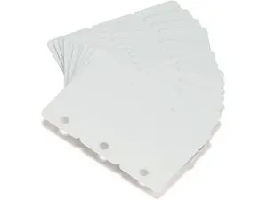 Zebra Premier - 30 mil - 100 stk. PVC-kort med 3-Up afrivelige key-tags (pakke med 5) - for Zebra P330i, P330m, P430i