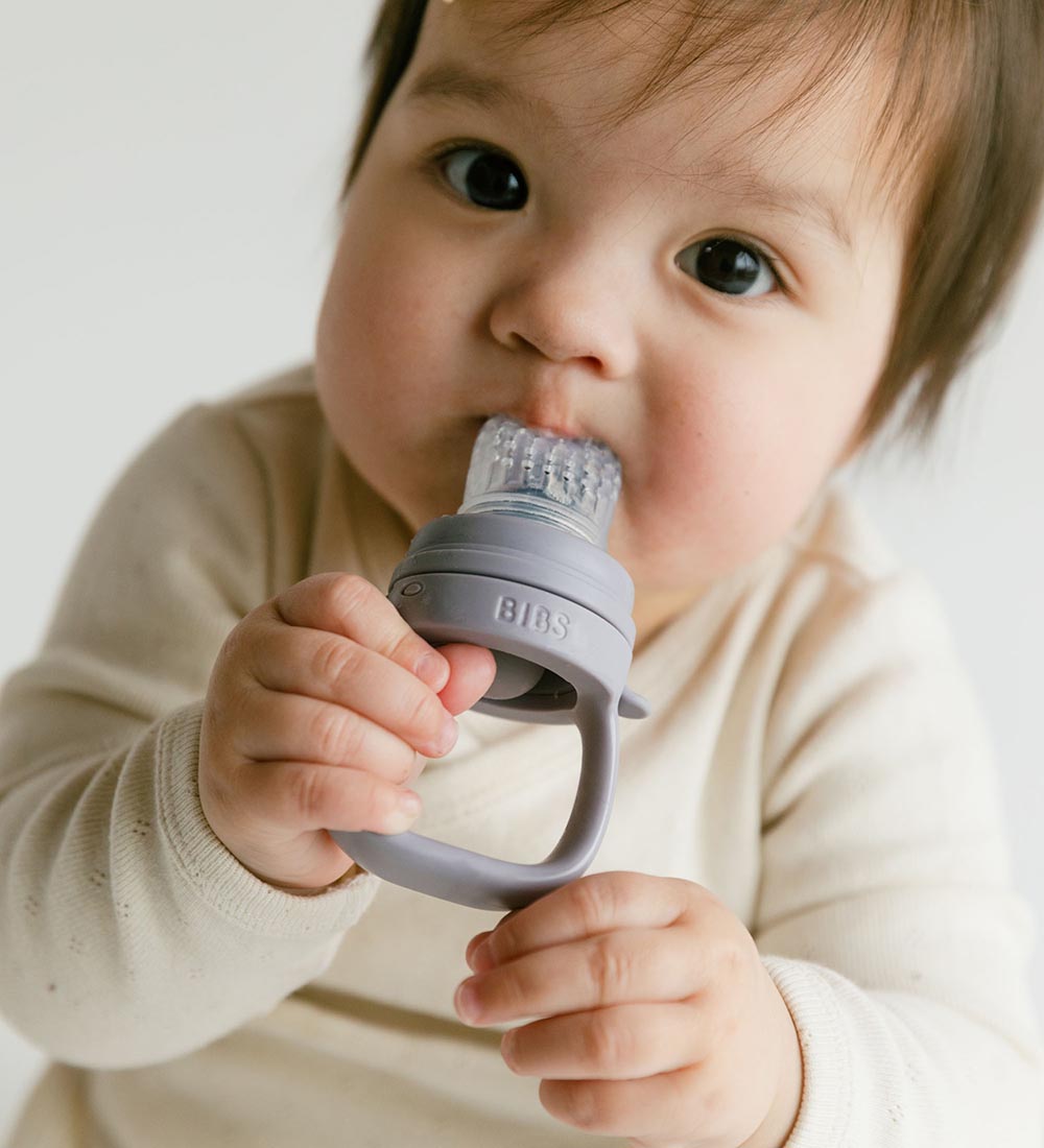 BIBS Fruchtsauger - Silikon - Fossil Grey