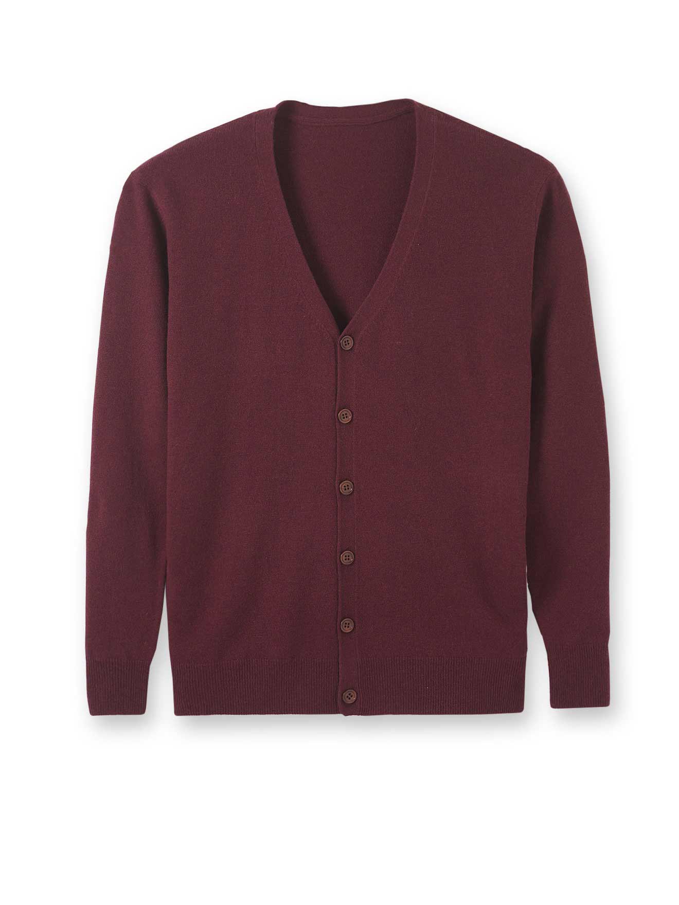 Gilet boutonné laine et cachemire