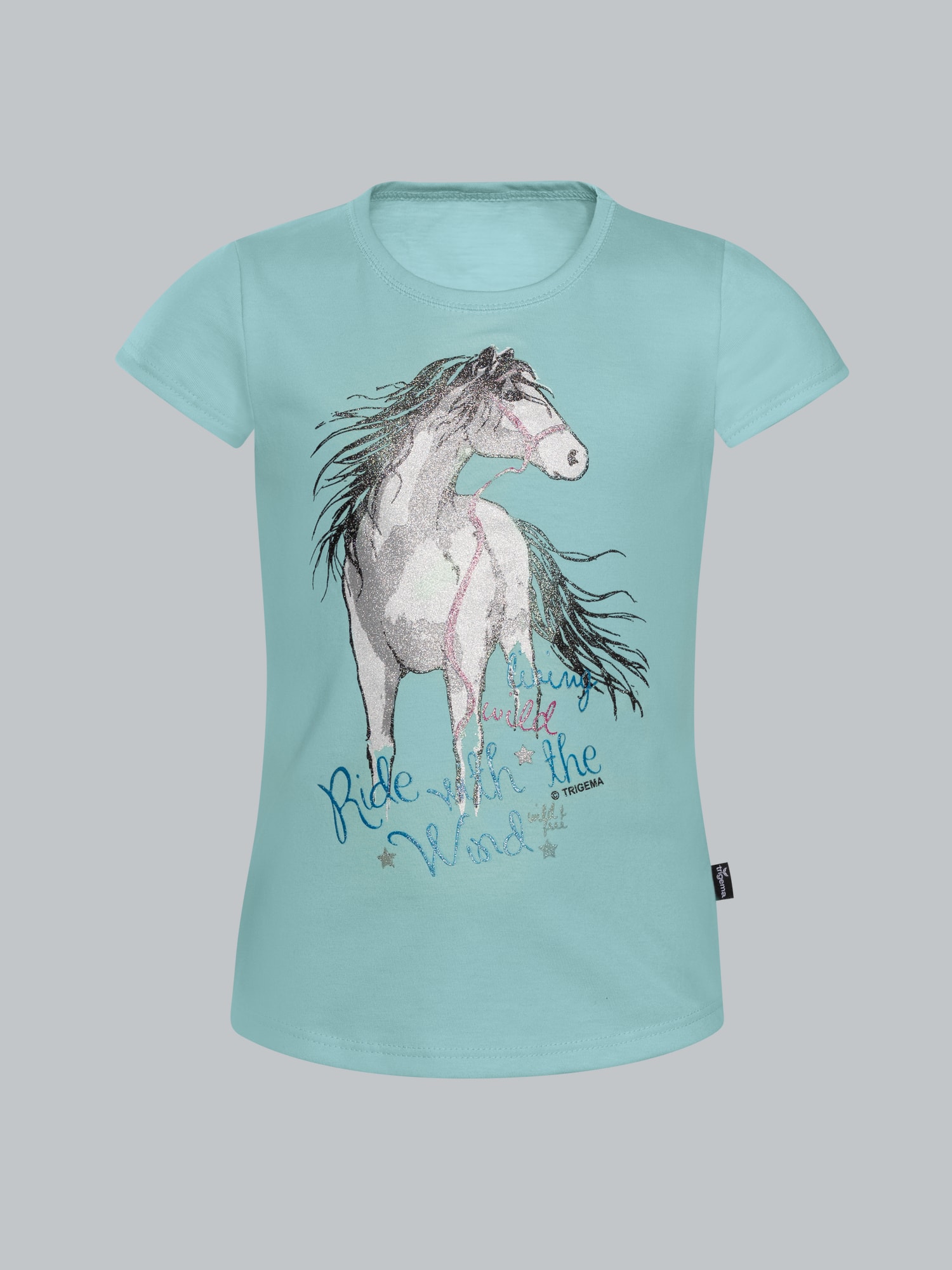 T-Shirt mit Pferd Gletscher