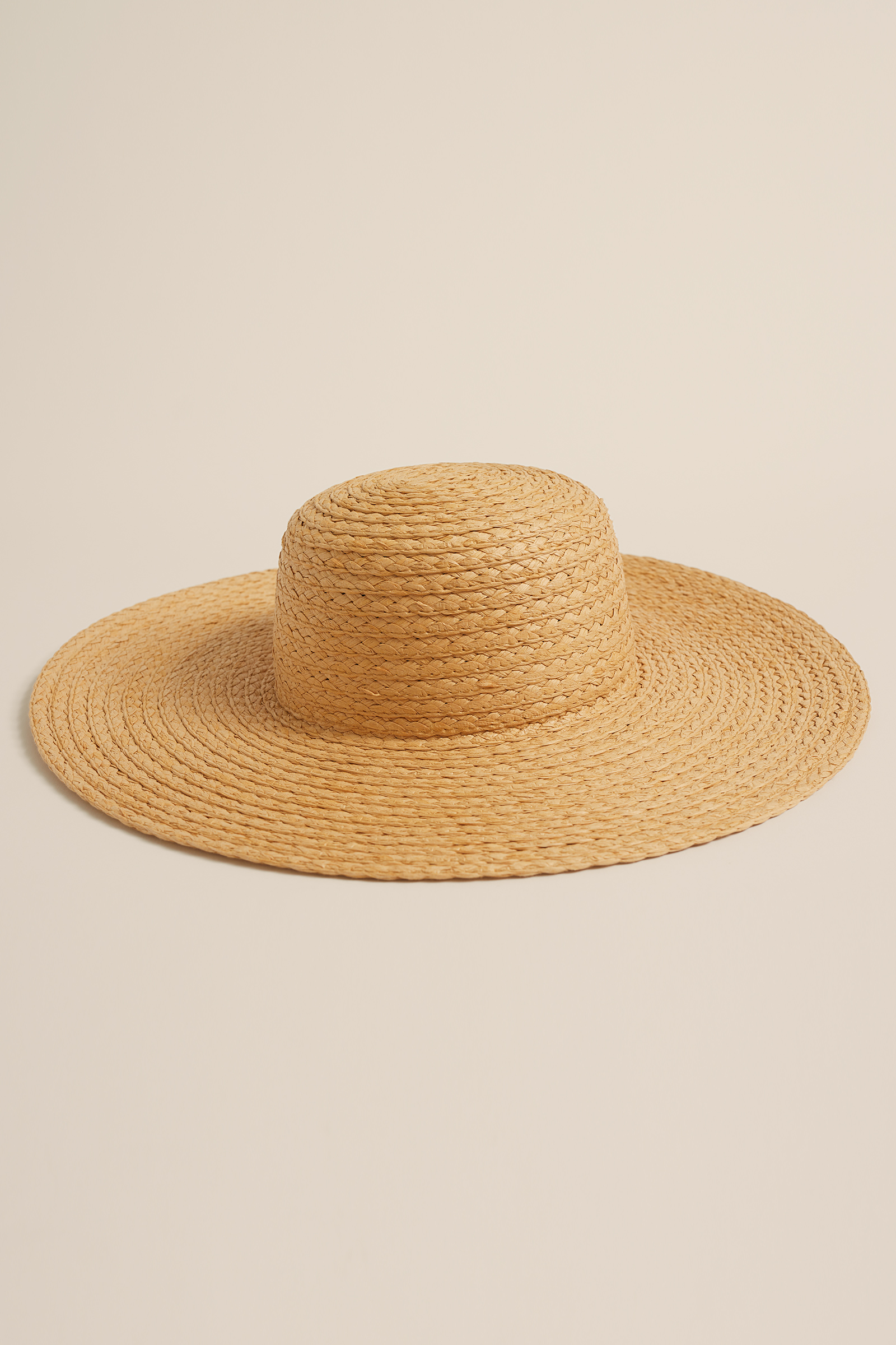 rieten hoed WE Fashion Beige