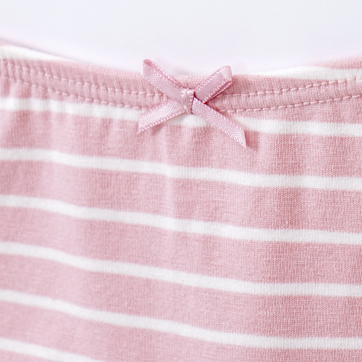 Famy 3 Mädchen Pantys aus Bio-Baumwolle hellblau / rosa / weiss