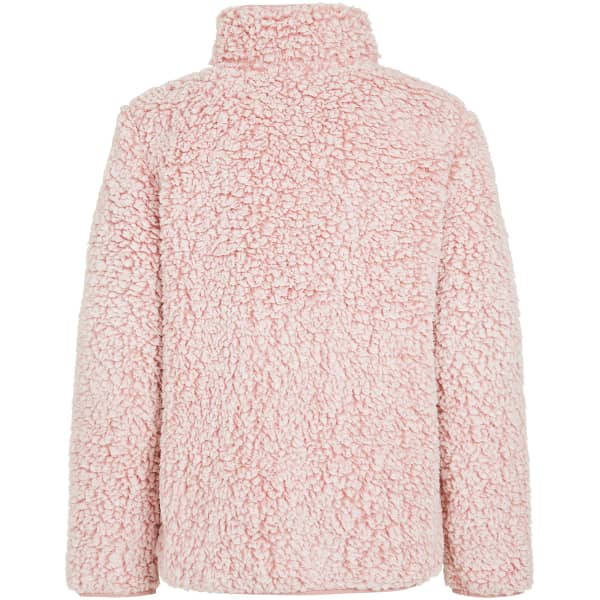 Sweat polaire PROTEST PRTLINDE JR 1/4 ZIP TOP MAUVEPINK