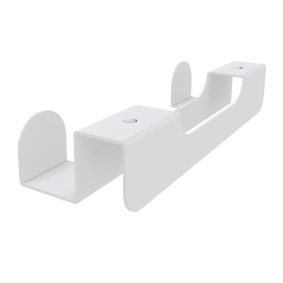 Double patère IN'TEAM pour banquette et box acoustique - blanc